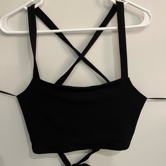 Black tie up top (GARAGE) - Picture 1 of 2